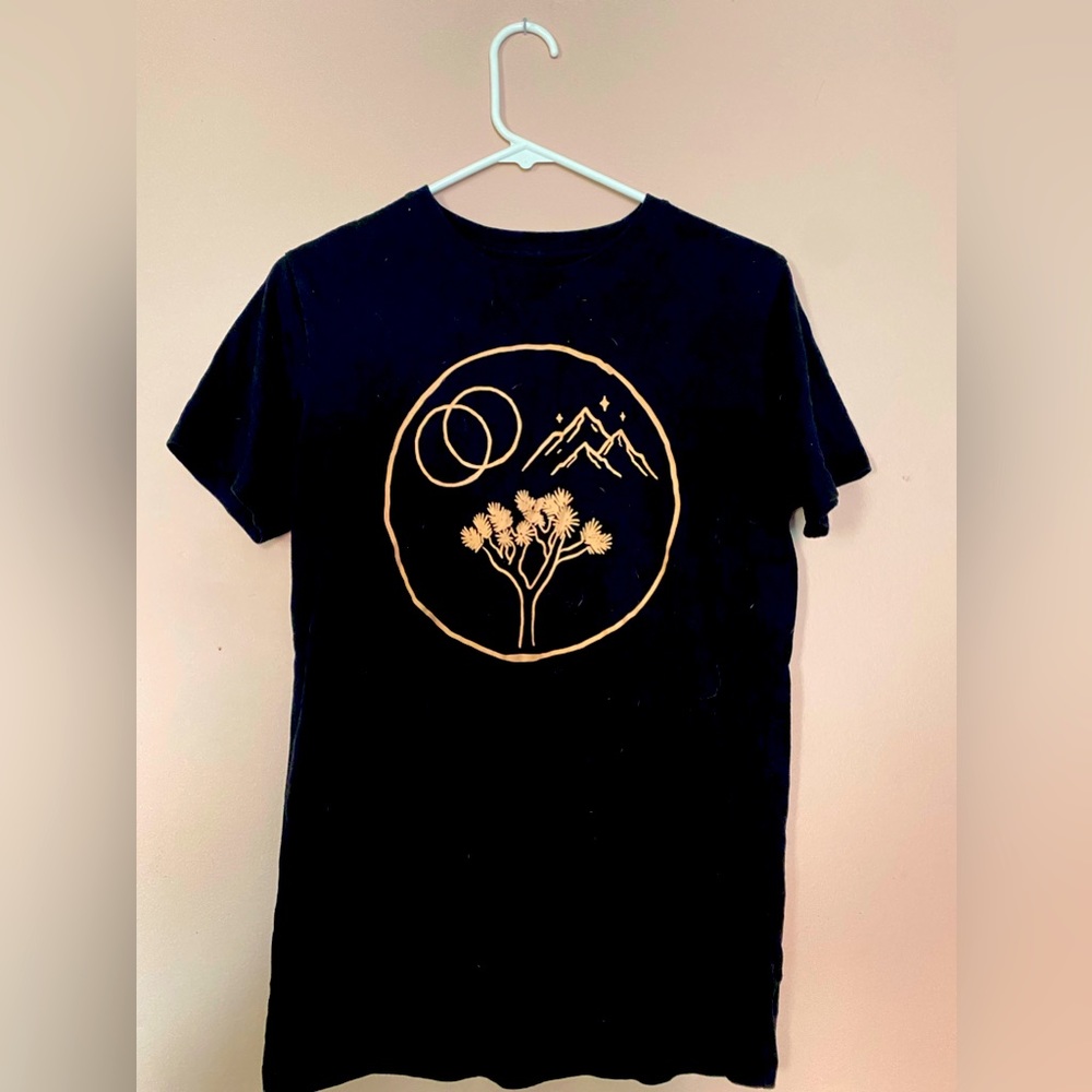 Black Graphic Tee